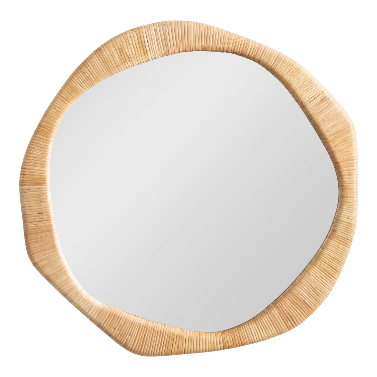Rahfy Rattan Round Wall Mirror