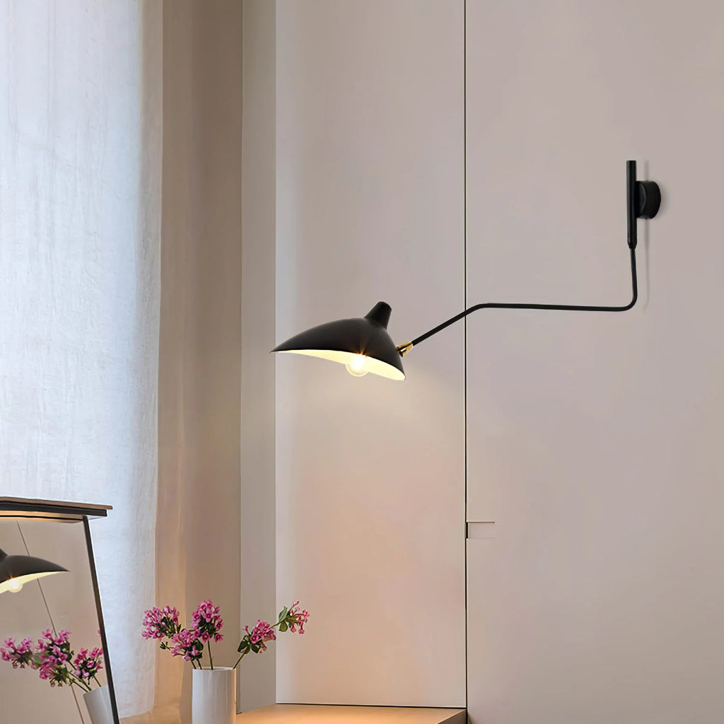 Rotating Serge Mouille Wall Sconce