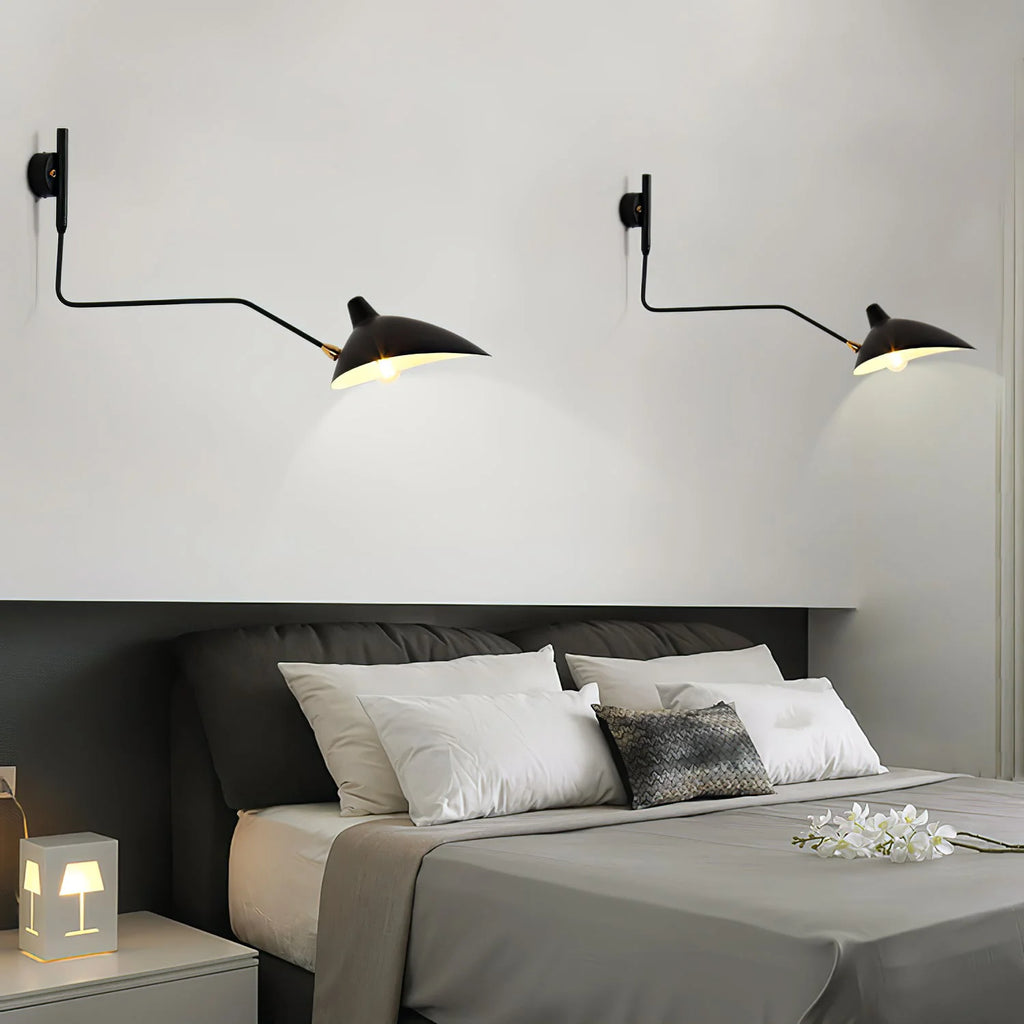Rotating Serge Mouille Wall Sconce