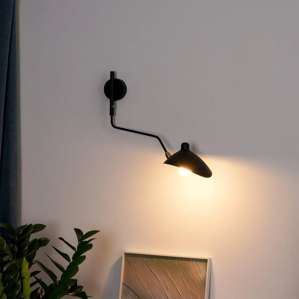 Rotating Serge Mouille Wall Sconce