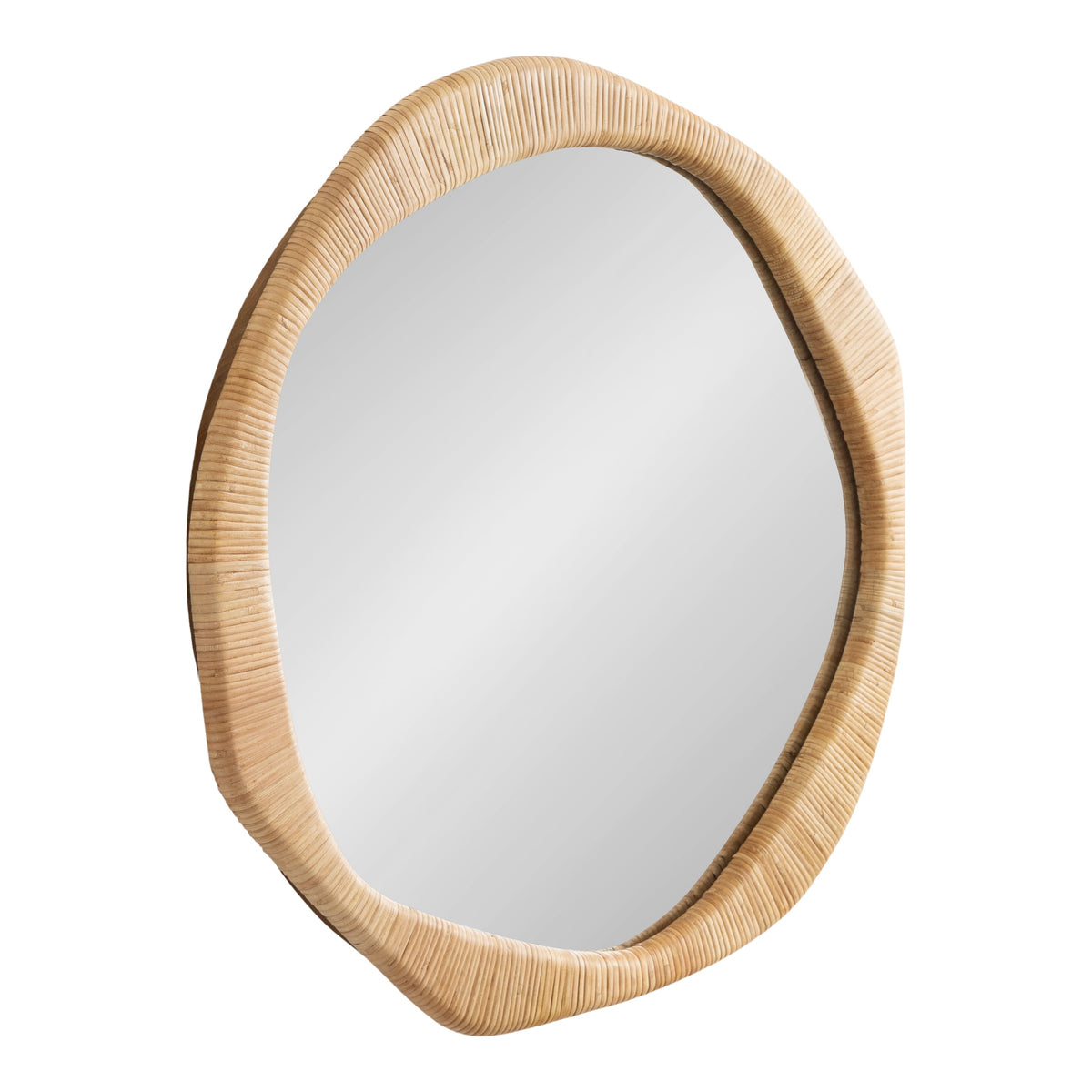 Rahfy Rattan Round Wall Mirror