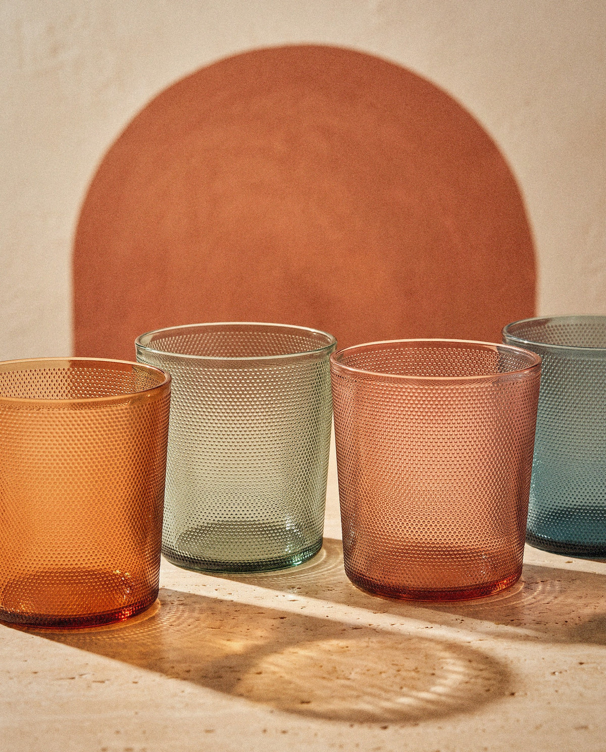 Tonal Lowball Tumblers, Set of 4