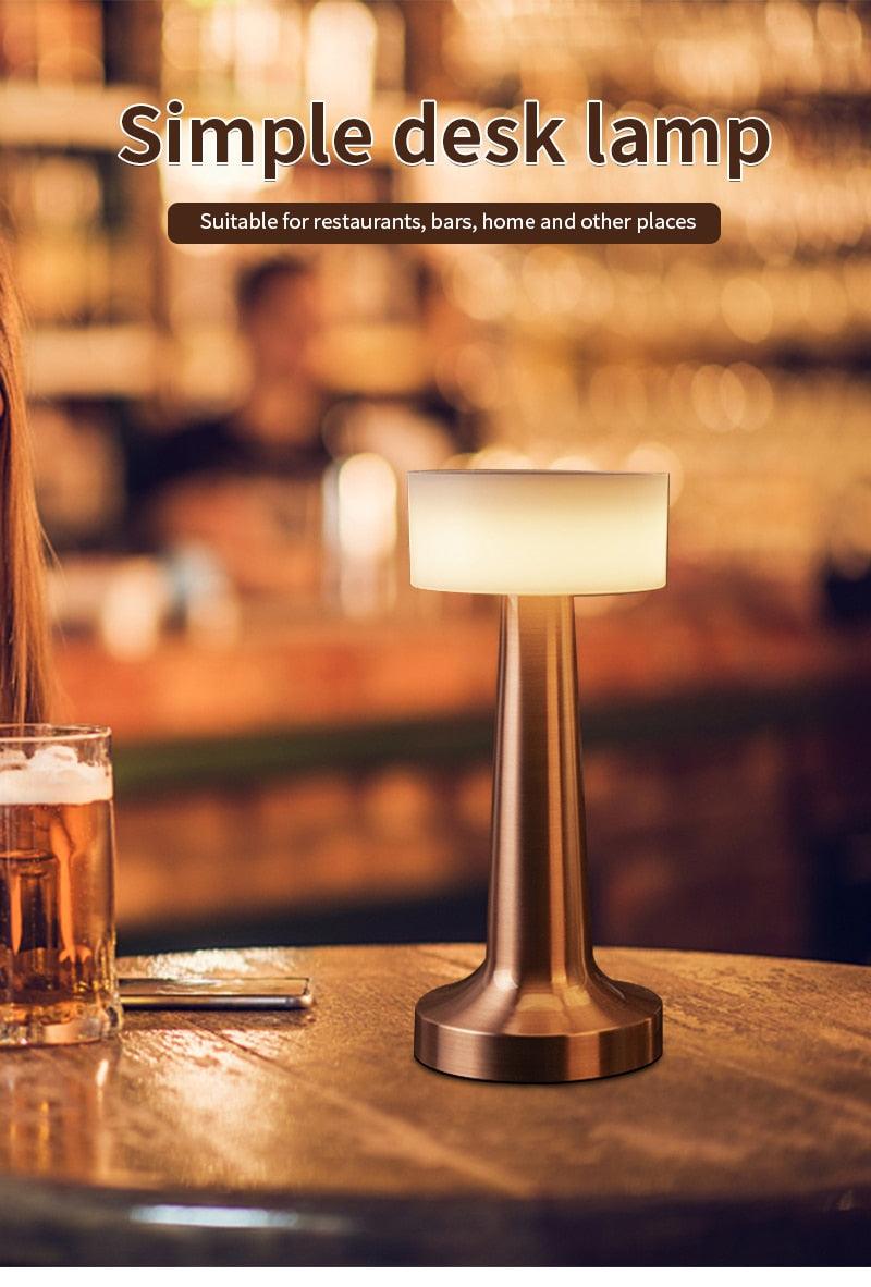 Copper Glow Touch Lamp