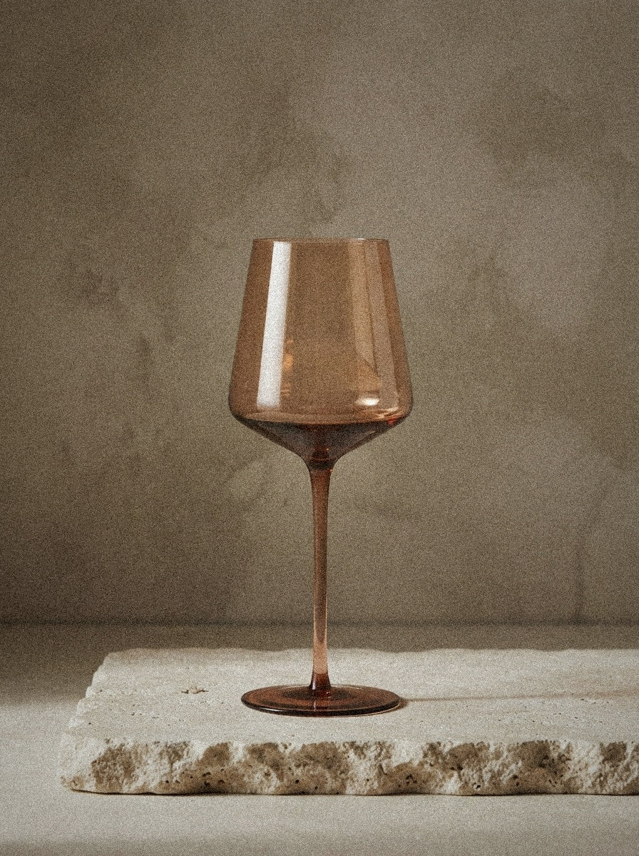 Venus Brown Wine Glasses, Set of 6