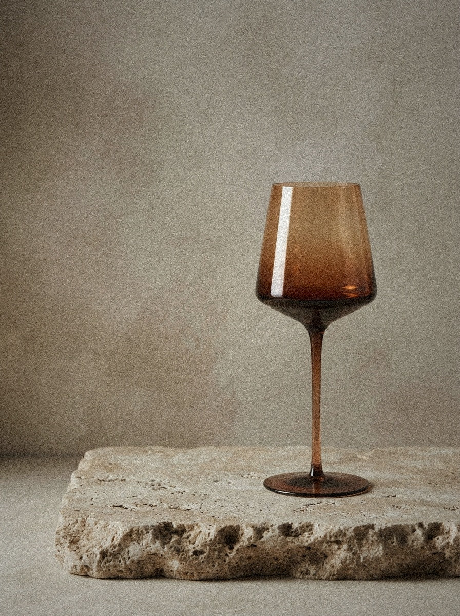 Venus Brown Wine Glasses, Set of 6