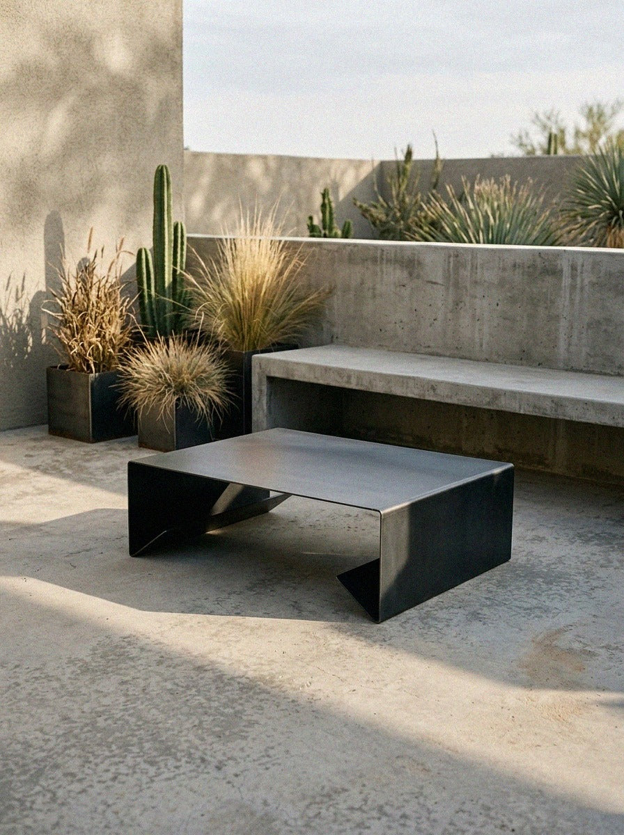 Industrial Steel Coffee Table